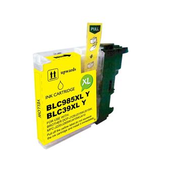 Tinteiro Compatível com Impressoras BROTHER LC985 Amarelo - 1