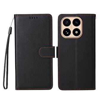 Capa Carteira FLOODKING para Xiaomi 15T | Couro PU | Preto - 1