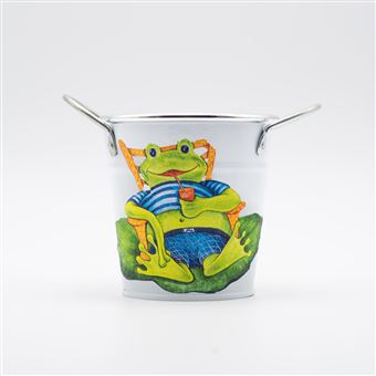 Vaso Branco com Sapos Presentear - 1