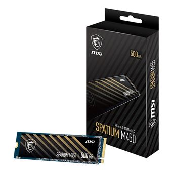 Disco SSD MSI Spatium SPATIUM M450 PCIe 4.0 NVMe M.2 500GB V1 | 500 GB - 1