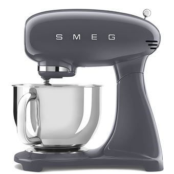 Batedeira Smeg SMF03GREU | 4.8 L | 10 Velocidades | 800 W | Cinzento - 1