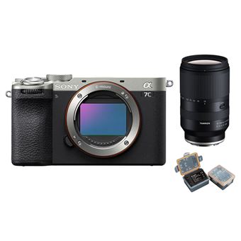 Câmara Sony a7C II (Prata) + Lente Tamron 18-300mm f/3.5-6.3 Di III-A VC VXD para Sony E + Bateria Kingma 2000mAh (Sony NP-FZ100) - 1