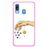 Capa Hapdey para Samsung Galaxy A40 2019 Design Planetas na Mão em Silicone Flexível e TPU Cor-de-Rosa_0