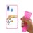 Capa Hapdey para Samsung Galaxy A40 2019 Design Planetas na Mão em Silicone Flexível e TPU Cor-de-Rosa_3