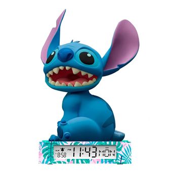 Candeeiro 3D com Despertador Disney Stitch - 1