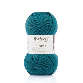 Fio de Tricot Rosários 4 Regata | 100G | Oceano - 1