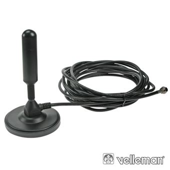 Antena TDT Velleman com Base Magnética - 1