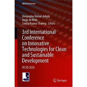 3rd International Conference on Innovative Technologies for Clean and Sustainable Development - 1
