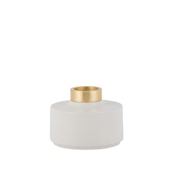 Jarra de Cerâmica Pequena Lusitanus Home | Folha de Ouro | Feito à Mão em Portugal - 1