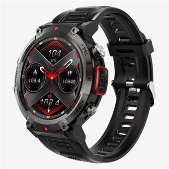 Smartwatch CHRONUS | Bluetooth | Monitorização do Sono | Compatível com Android e iPhone | IP67 À Prova D 'Água | Preto - 1