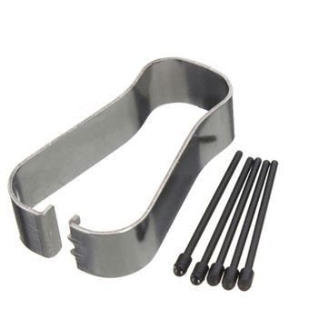 Kit HOLAMUNDO | 5 Pontas / Tip Reposição + Removedor para S-Pen para Samsung Galaxy Tab S7 - Preto - 1