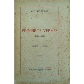 Primeiros versos 1882-1889. - 1