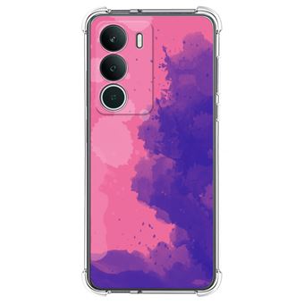 Capa Tumundosmartphone de silicone à prova de choque para Realme P3 lite com estampa em aquarela 7 desenhos - 1