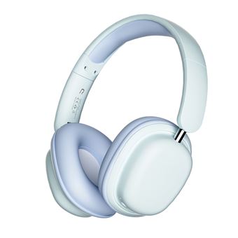 Auscultadores Wireless Klack SY-T1 Bluetooth  | Dobráveis com microfone destacável | autonomia de 20h  | Azul - 1