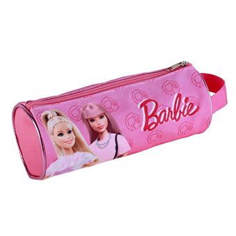 Estojo Redondo DAM Barbie Fashion | Interior Totalmente Forrado e Personalizado | 22x8x8 cm | Rosa - 1