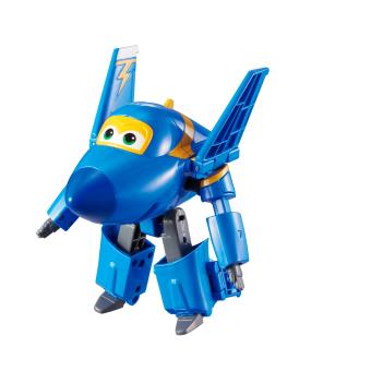 Figura de acção Transform-a-Bot Super Wings Transforming Jerome Preto e Azul