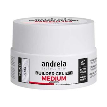 Gel Andreia Contrução V. Média Builder Gel Medium Viscosity Clear | 22 g - 1
