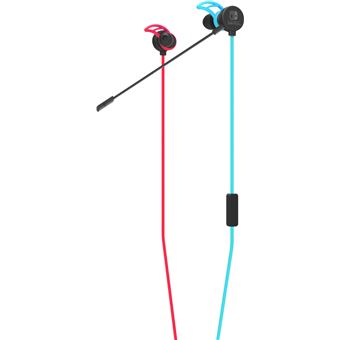 Auriculares Hori Earbuds Pro + mixer Azul, Vermelho