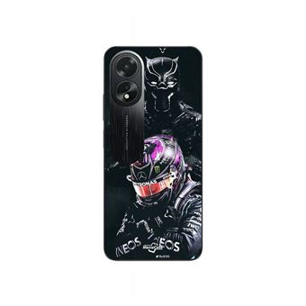 Capa Maniacase para Oppo A58 | Lewis Hamilton Black Panther - 1
