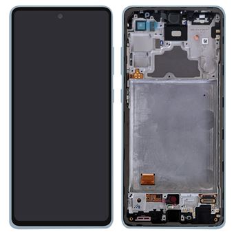 Bloco Completo Samsung Galaxy A72 Ecrã LCD + Ecrã táctil Original Samsung - Azul - 1