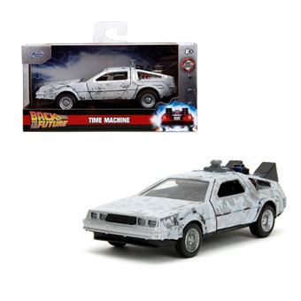 Back to the Future Hollywood Rides Diecast Model 1/32 DeLorean Time Machine Frost - 1