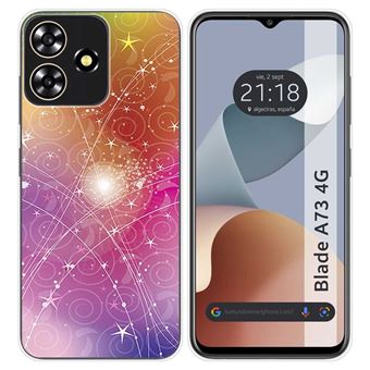 Capa Tumundosmartphone de silicone para ZTE Blade A73 4G desenhos de design abstrato - 1