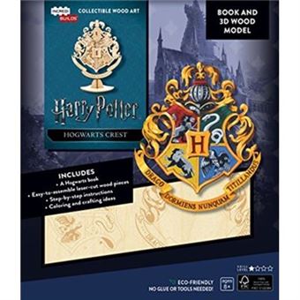 Harry Potter Hogwarts Crest 3D Wood Model by Insight Editions - 1