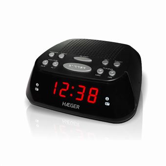 Rádio Despertador Haeger RA-06B.005B | Preto - 1