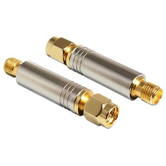 Conector coaxial DeLOCK 88750 | Dourado, Prateado - 1