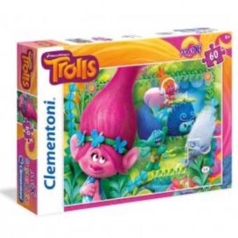 Puzzle Clementoni Trolls 60 Peças Maxi - 1