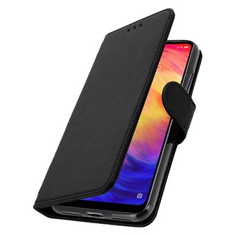 Capa Flip Avizar para Xiaomi Redmi Note 7 Carteira Preto - 1