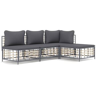 Sofá de Varanda VidaXL 3186731 | Antracite - 1