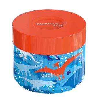 Recipiente para Alimentos Infantil Quokka Whim Kids | 369 ml | Estampa Dinossauro | Azul - 1