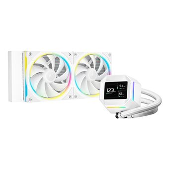 Kit de Arrefecimento Líquido DeepCool LM240 WH | Branco - 1