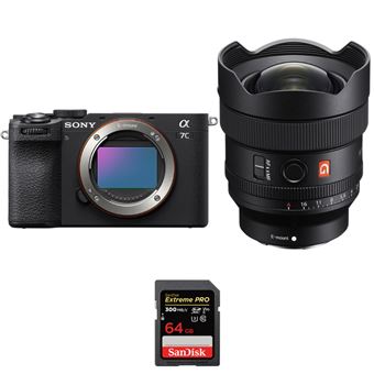 Sony A7C II Preto + FE 14mm f/1.8 GM + 1 SanDisk 64GB Extreme PRO UHS-II SDXC 300 MB/s + PDF MCZ DIRECT - 1