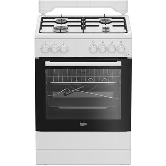 Fogão Beko FBST62110DW | 60 cm | 4 Zonas | A | Branco - 1