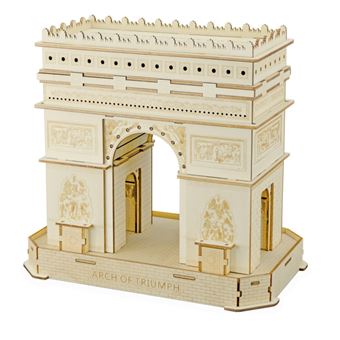 Puzzle 3D HSMY de 95 Peças XF-G014 - Arco Do Triunfo de Paris - 1