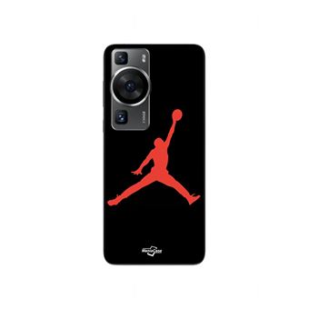 Capa Maniacase para Huawei P60 | Jordan Logo 23 Nike Basketball Cor Vermelha - 1