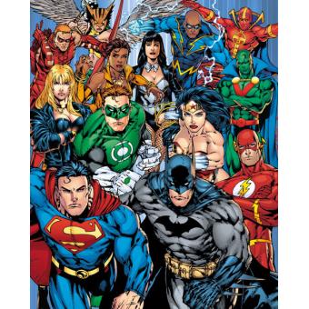 Mini Poster GB Eye DC Comics Liga da Justiça Collage 40 x 50 cm