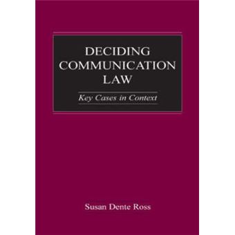Deciding Communication Law - Key Cases in Context - Hardback - 2004 - 1