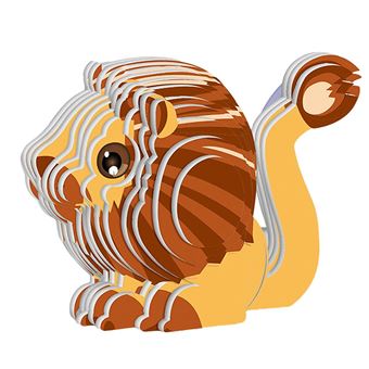 Quebra-cabeça 3D DAM | papelão | Leão | Castanho - 1