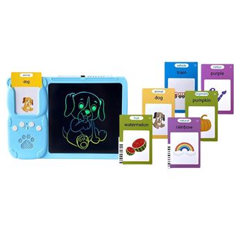 Cartões Flash Falantes com Quadro Mágico para Crianças CO-Phénix | 510 Palavras em Inglês | Azul - 1