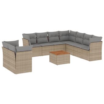 Conjunto de Mobiliário de Exterior VidaXL 3223714 - 1