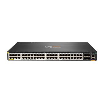 Switch de Rede HPE Aruba Networking CX 6300M 48-port Smart Rate 1/2.5/5GbE Class 6 PoE and 4-port SFP56 Switch | Cinzento - 1