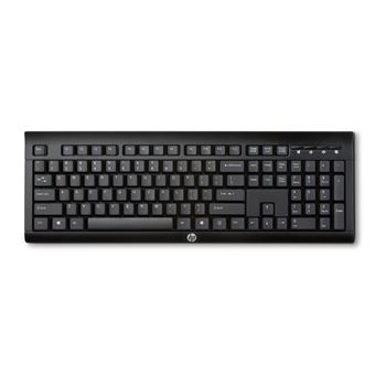 Teclado Wireless HP Teclado sem fios K2500 | Preto - 1