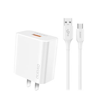 Carregador de telemóvel DUDAO A20HM | carga super rápida 6A 100W | compatível com Android e huawei | Micro cabo - 1