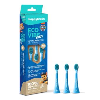 Cabeça de Escova de Dentes happybrush EcoVibe Kids Paw Patrol | Azul - 1