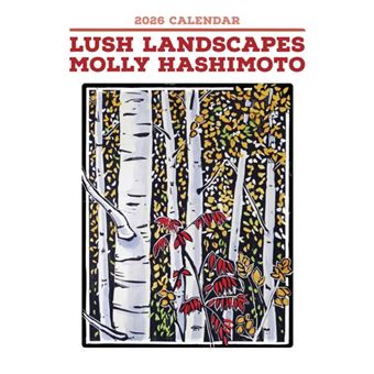 Mini Wall Calendar 2026, Molly Hashimoto: Lush Landscapes Art, 12 Months, Grid Design Featuring 12 Artworks - 1