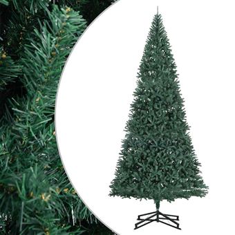Árvore de Natal Artificial com Suporte vidaXL | 500 cm | PVC verde - 1