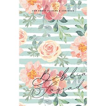 Bíblia Arc 860 Floral Cântico - Letra Normal - 1